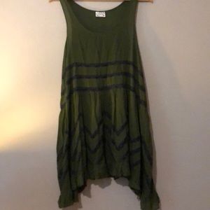 Intimately free people olive trapeze slip